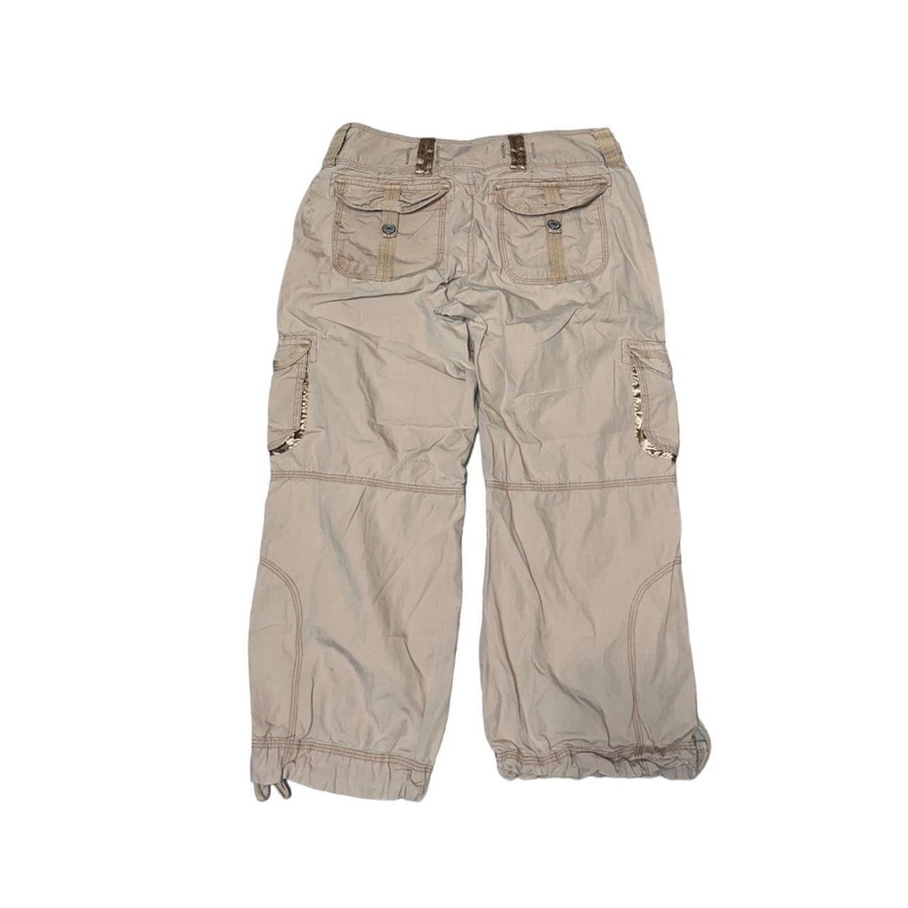 Y2K Cargo Capri Pants Pockets Cropped Aeropostale Size 5 6